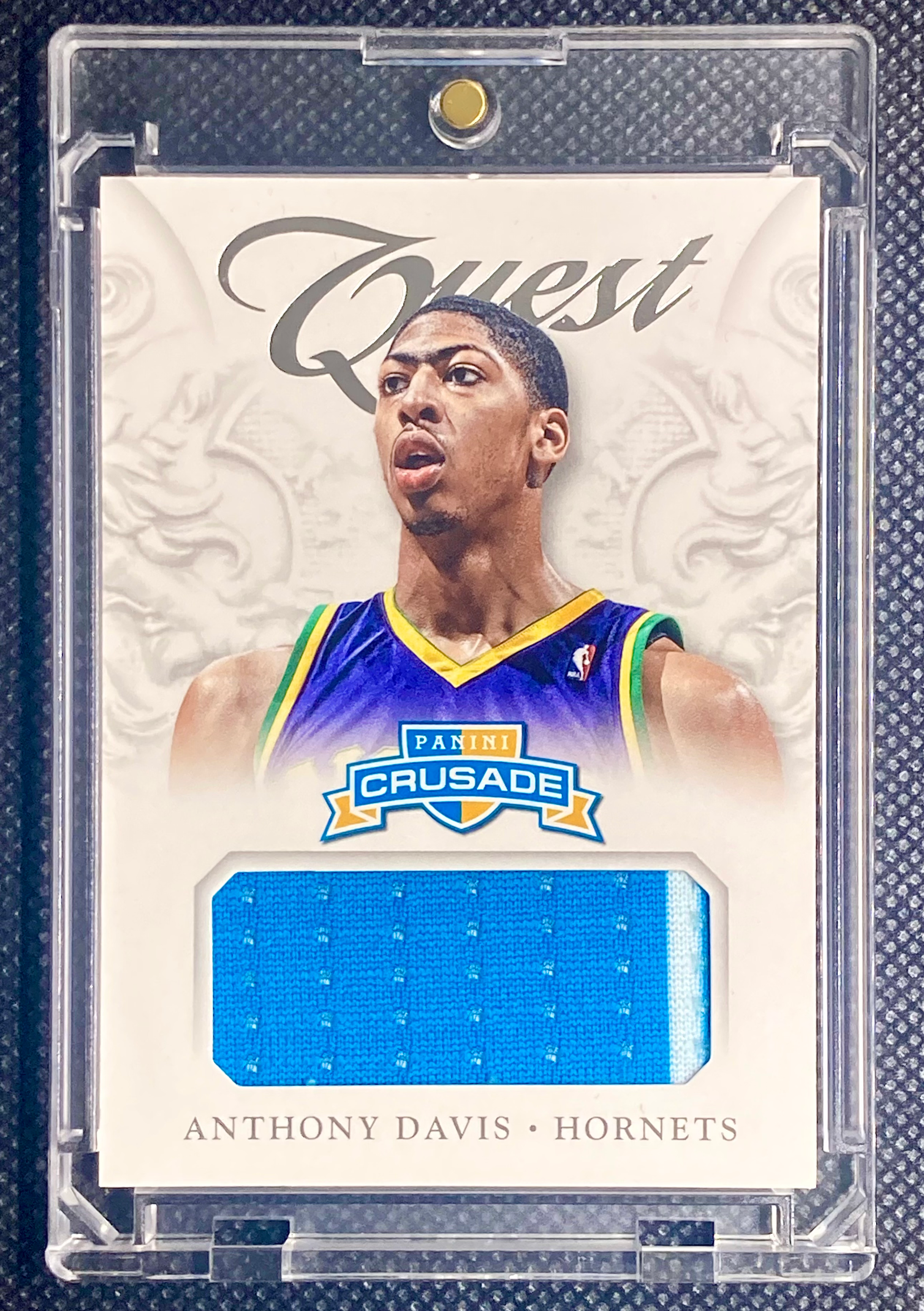 ANTHONY DAVIS - Crusade Quest Game-Worn Jersey Rookie