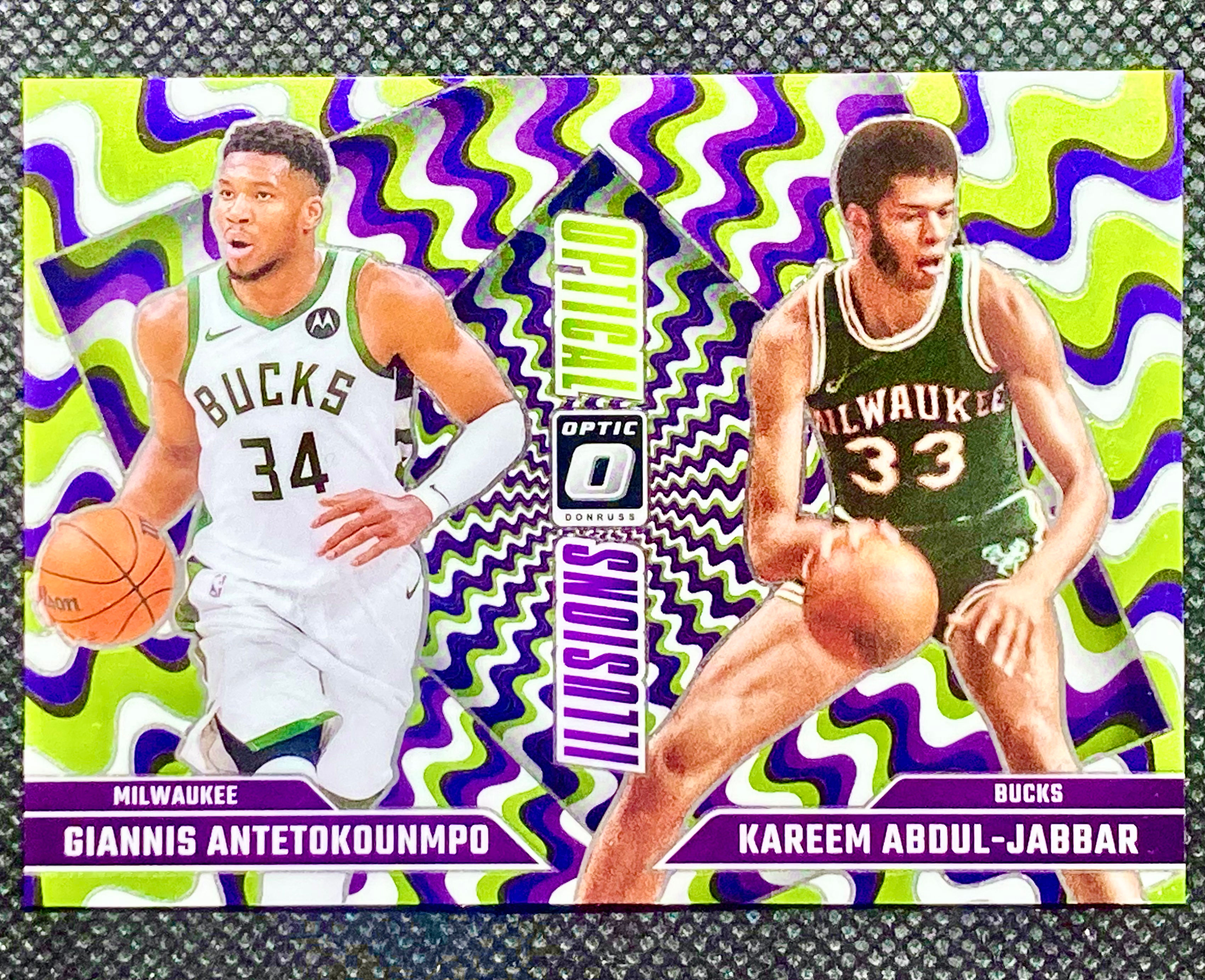 GIANNIS ANTETOKOUNMPO/KAREEM ABDUL-JABBAR - Optic Optical Illusions