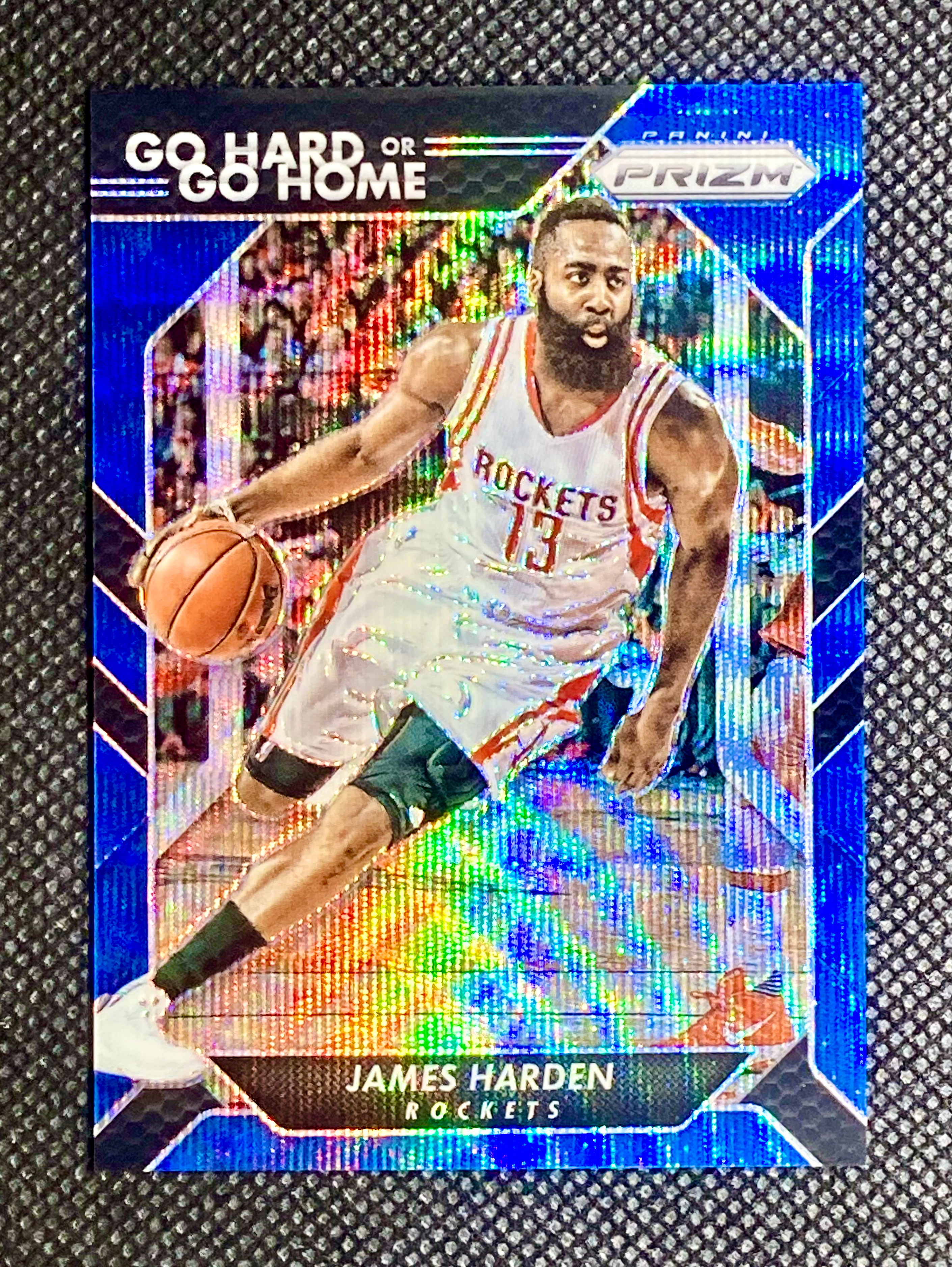JAMES HARDEN - Prizm Blue Wave Go Hard or Go Home #/99
