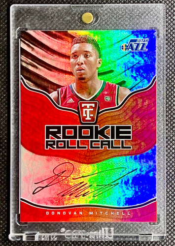 DONOVAN MITCHELL - Totally Certified Rookie Roll Call Auto | Nba