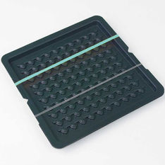 Elastic Bands to keep objects organized on a tray