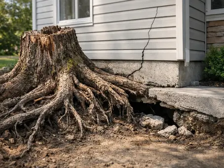 Can Stump Roots Damage Your Home Foundation?