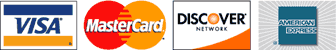 Accepted credit cards