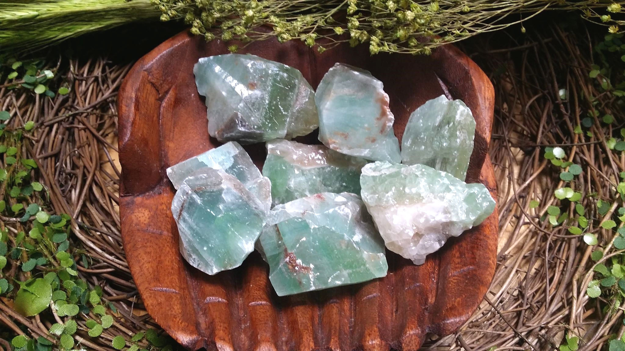 Natrual Green Calcite