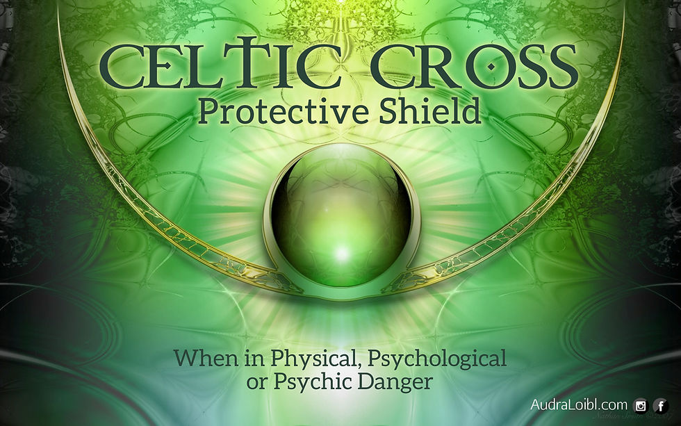 Centic Cross Protetive Shield Audra Loibl Psychic Medium and Intuitive Coach and Mentor www.AudraLoibl.com