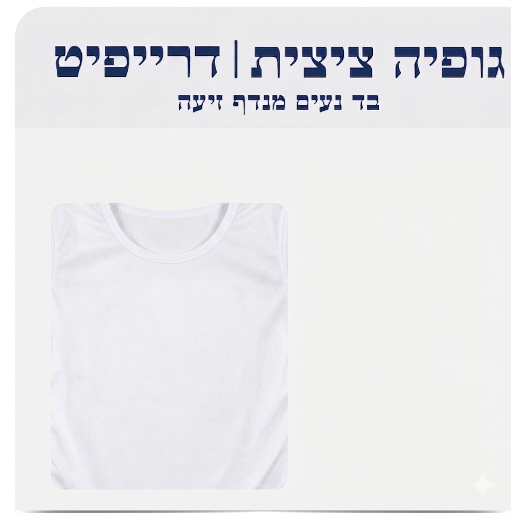 גופיית ציצית דריי-פיט (Dry-Fit) יוקרתית