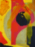 Composition - Alain Guénolé peintre contemporain Breton - Huile sur toile