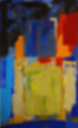 Composition - Alain Guénolé peintre contemporain Breton - Huile sur toile