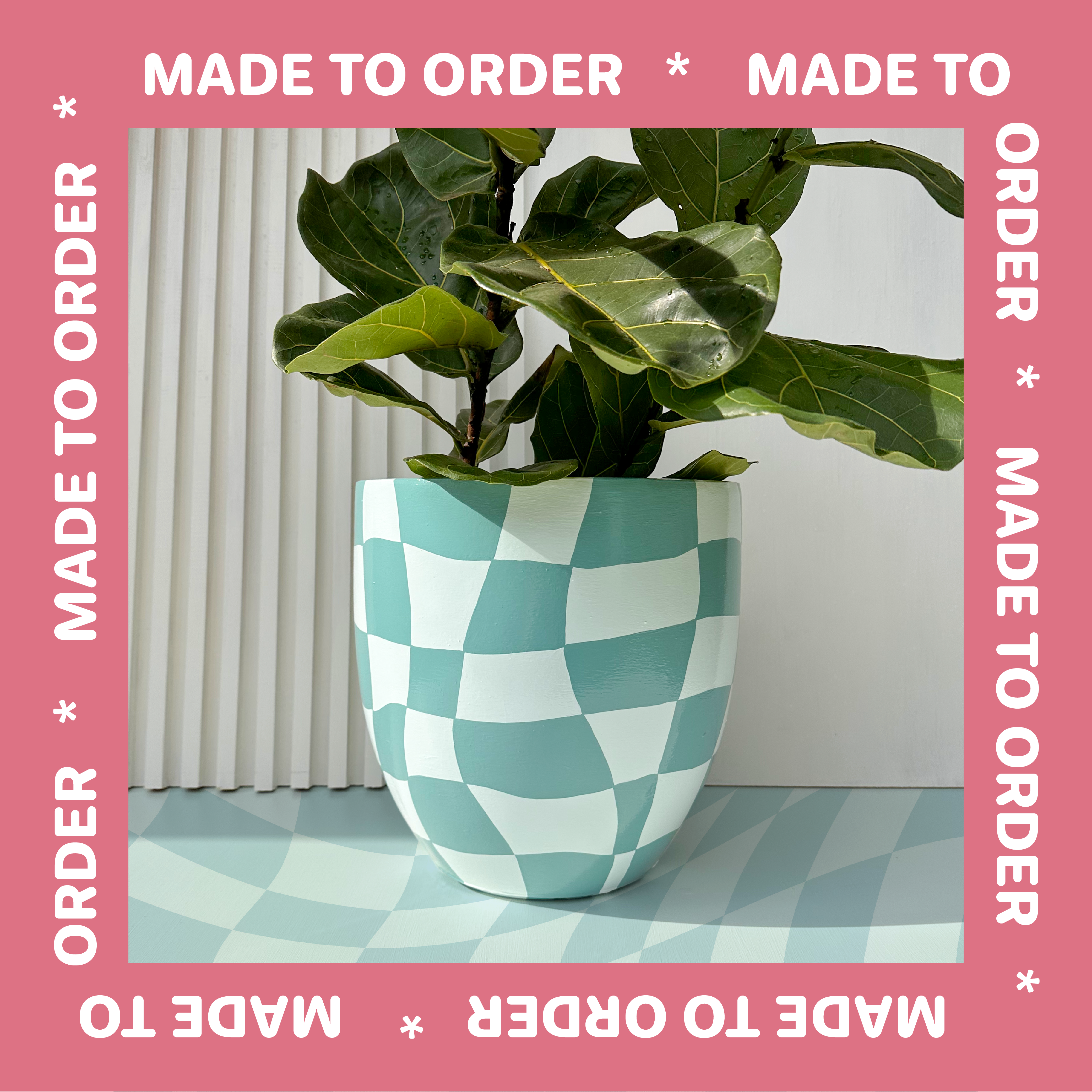 MADE TO ORDER | XL Mimosa Fiberglass Egg Pot