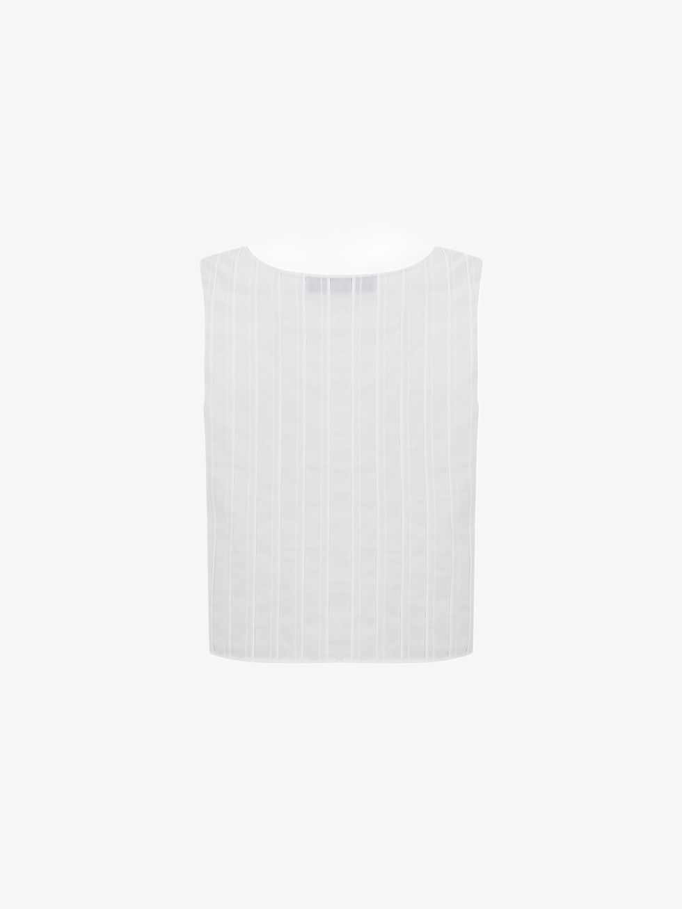Thumbnail: Ribbed Poplin Blouse White