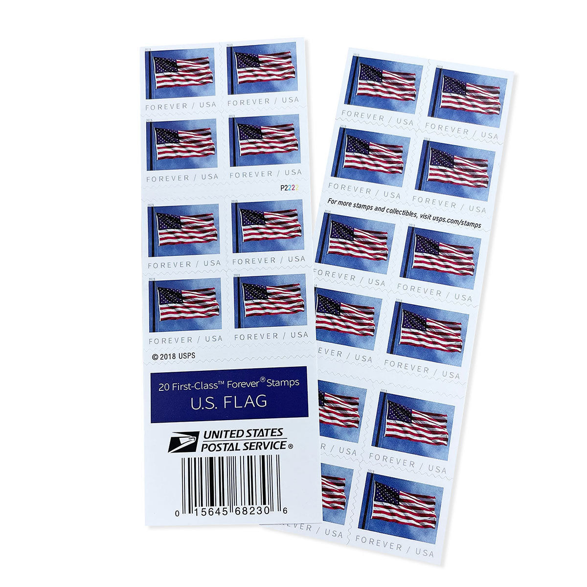 2019 US Flags forever stamps in booklets