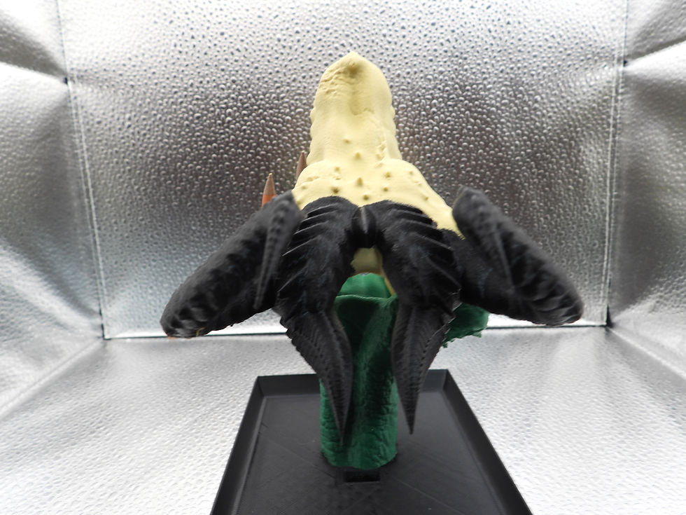 Thumbnail: Dragon Skull Phone Holder with Earbud Storage & Catch-All Tray