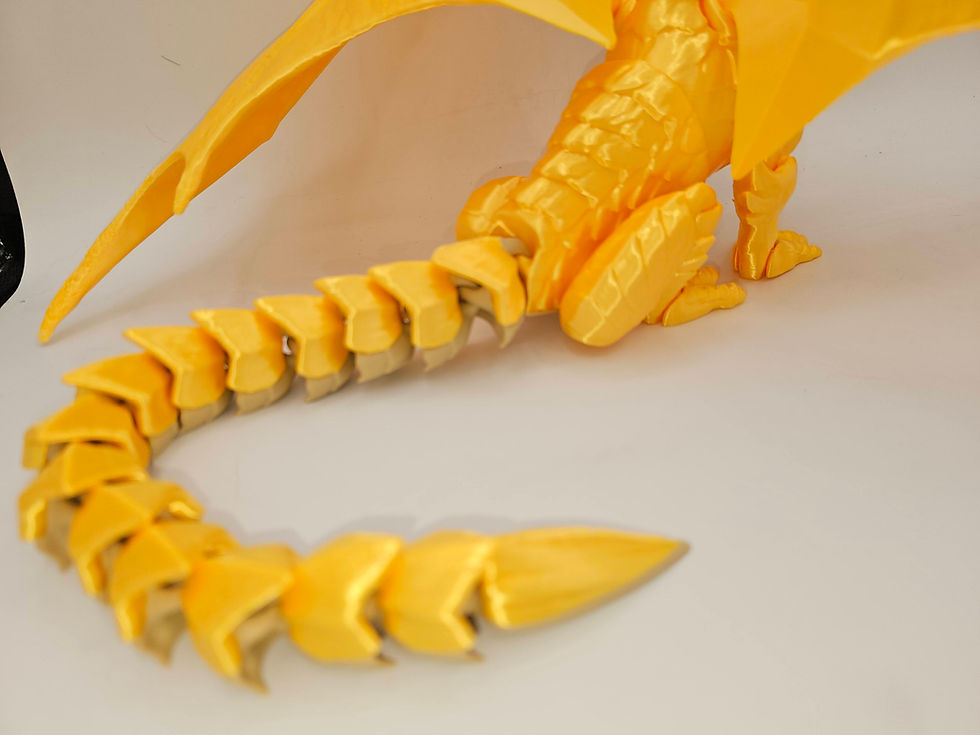 Thumbnail: The Apex Hydra: Premium Three-Headed Articulated Dragon Collectible