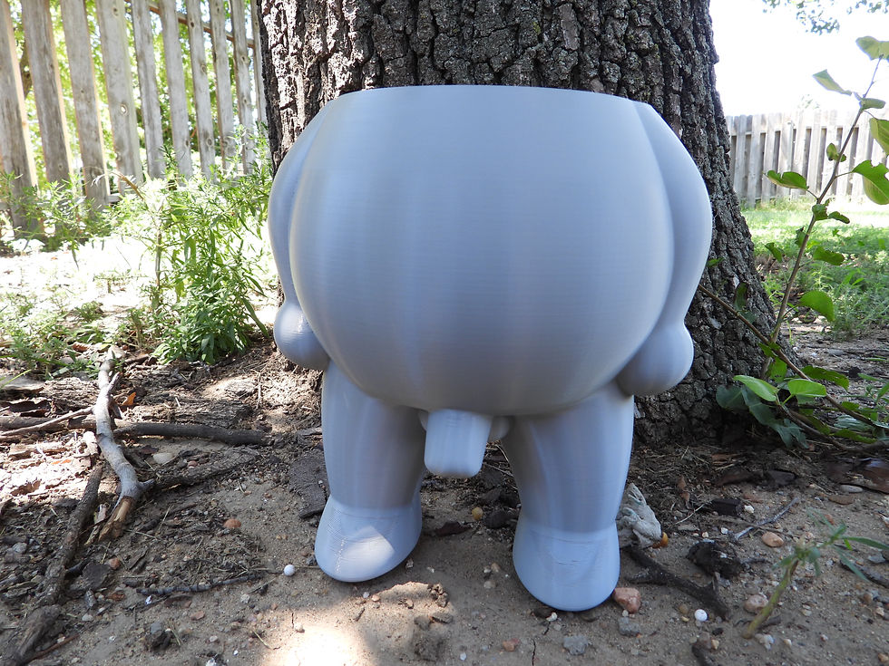 Thumbnail: Giant Peeing Statue Flower Pot