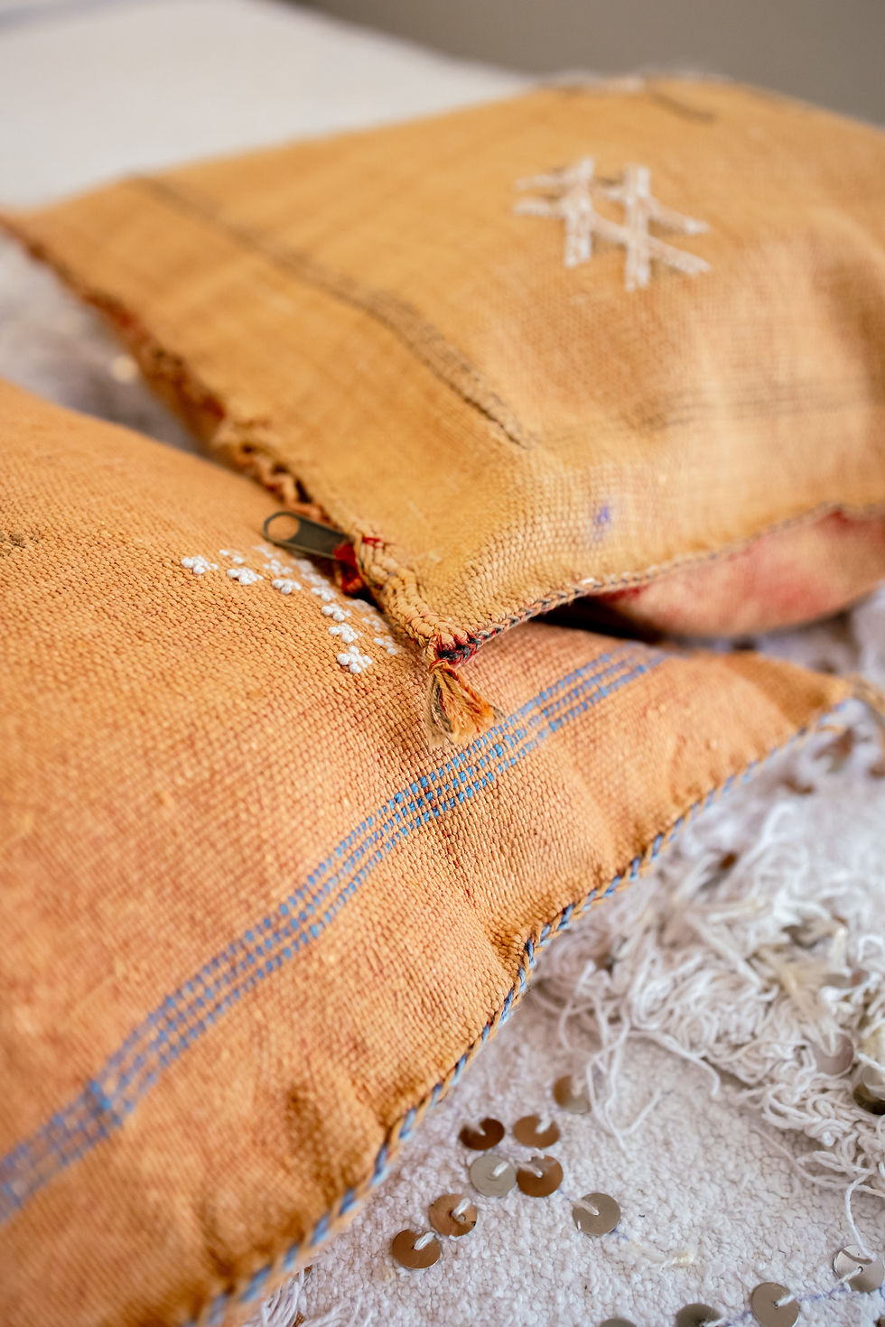 Thumbnail: Cactus Silk Light Ocre Cushion