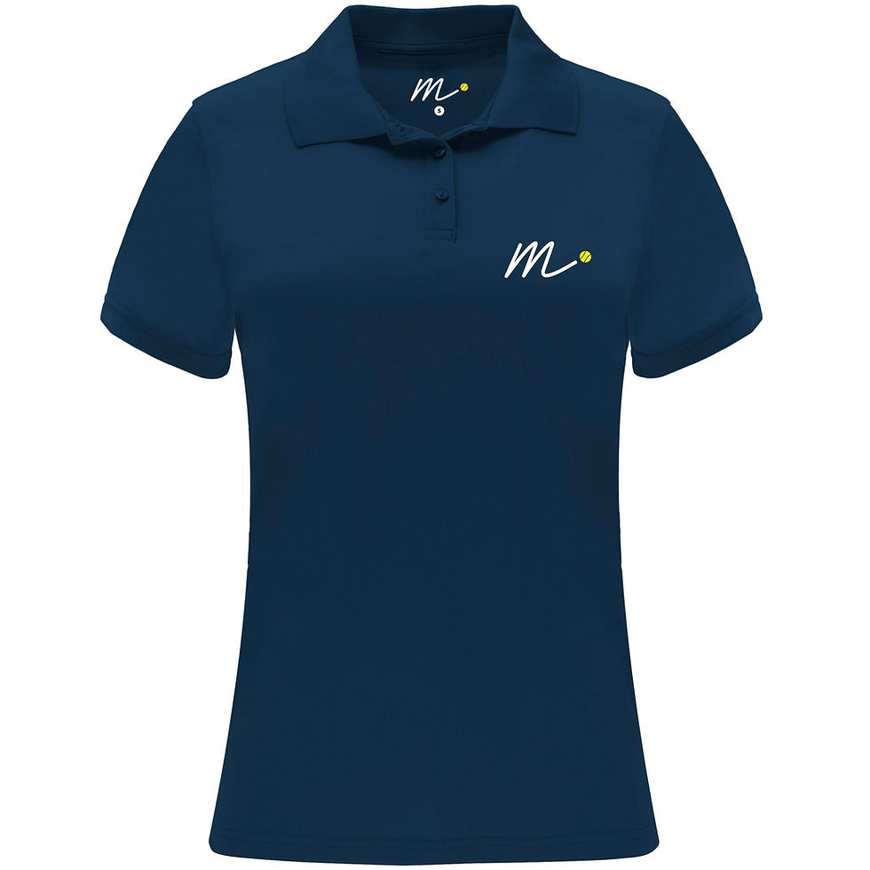 M Padel Polo Navy - Woman