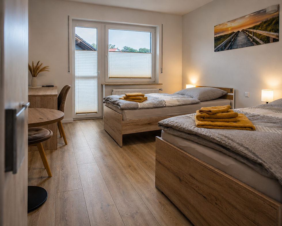 Doppelzimmer mit Balkon im Haus zur Krone