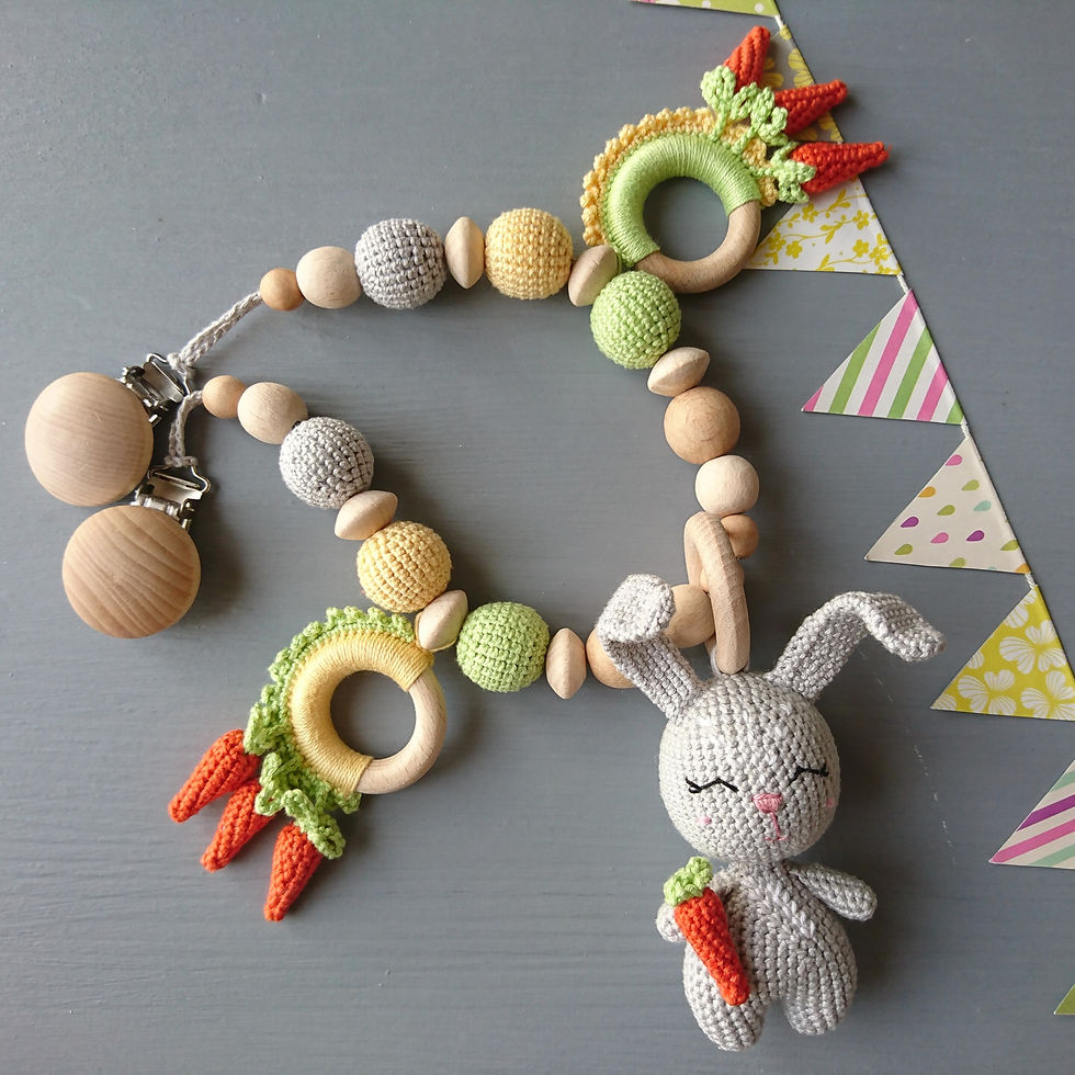 Stroller Chain with Bunny