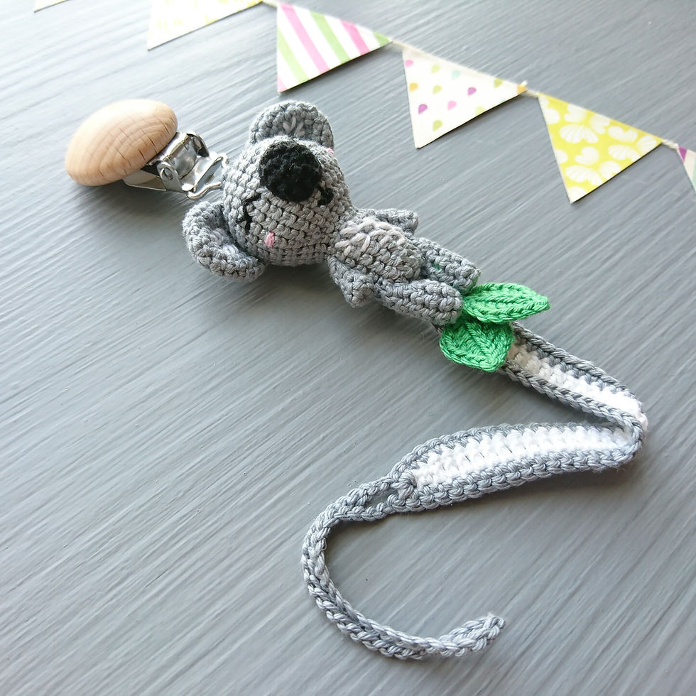 Thumbnail: Koala pacifier clip