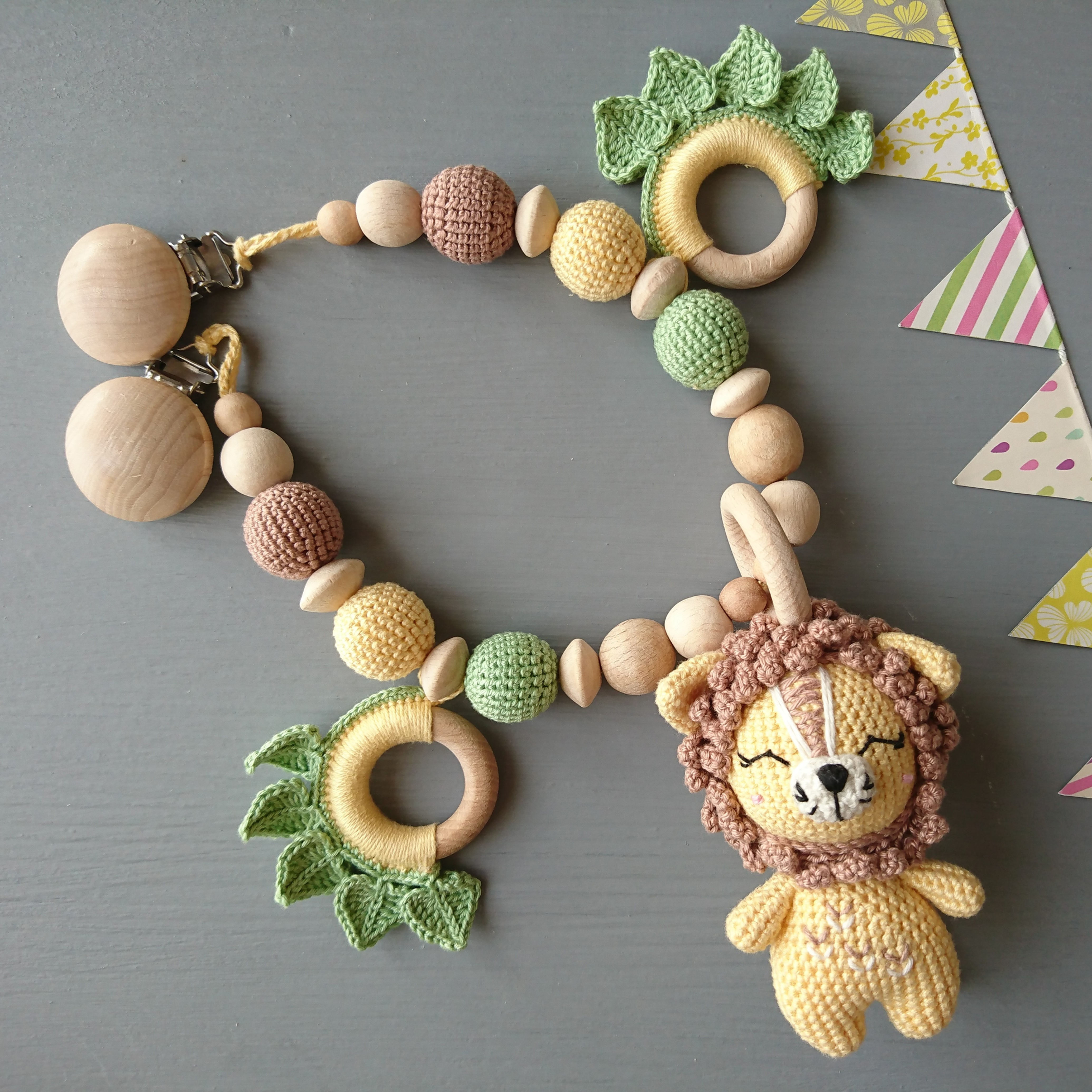 Stroller Chain with Lion