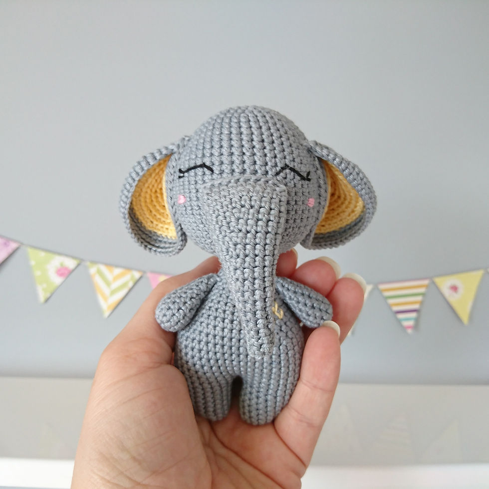 Thumbnail: Handmade Baby Stuffed Animal Elephant