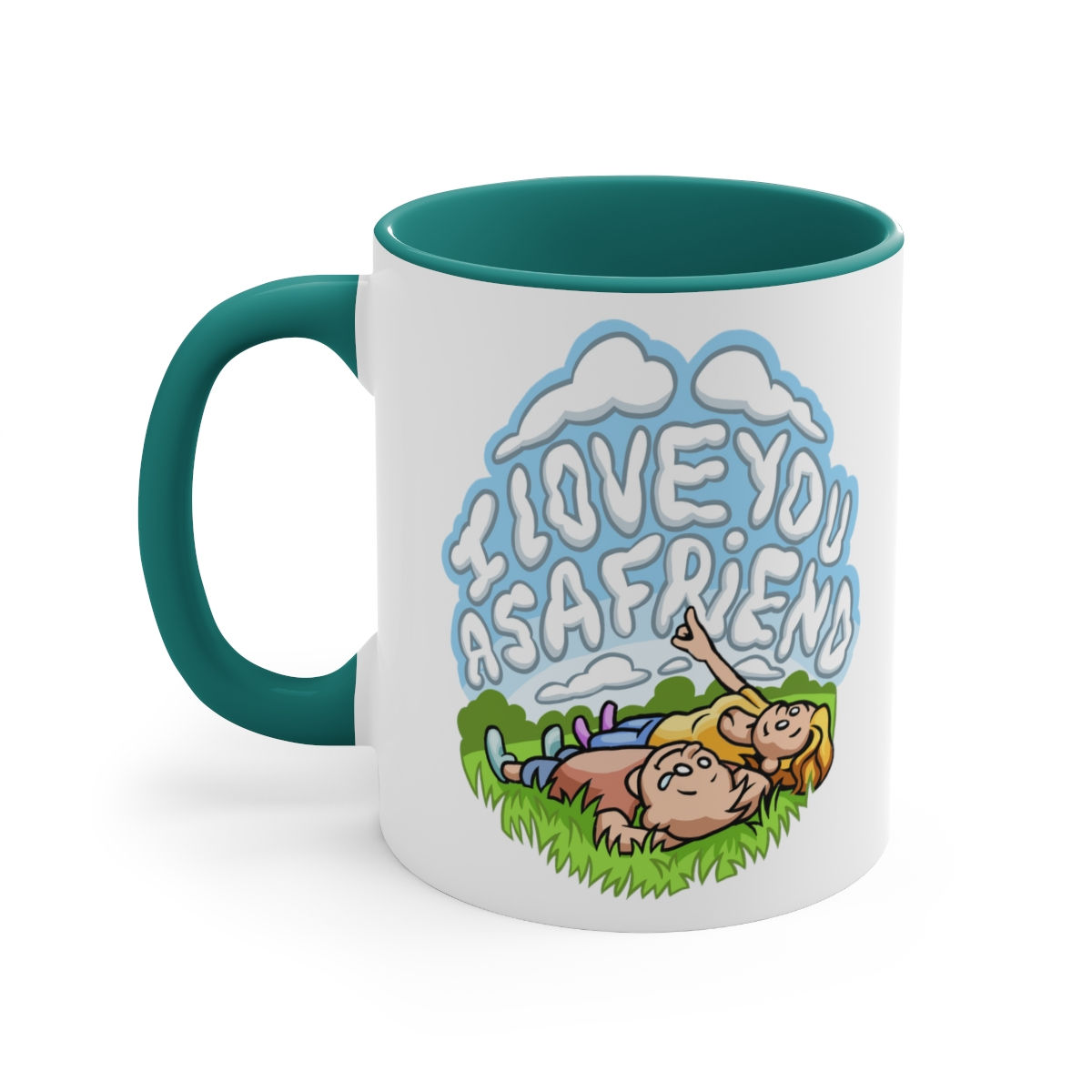 I love you as a friend mug 02
