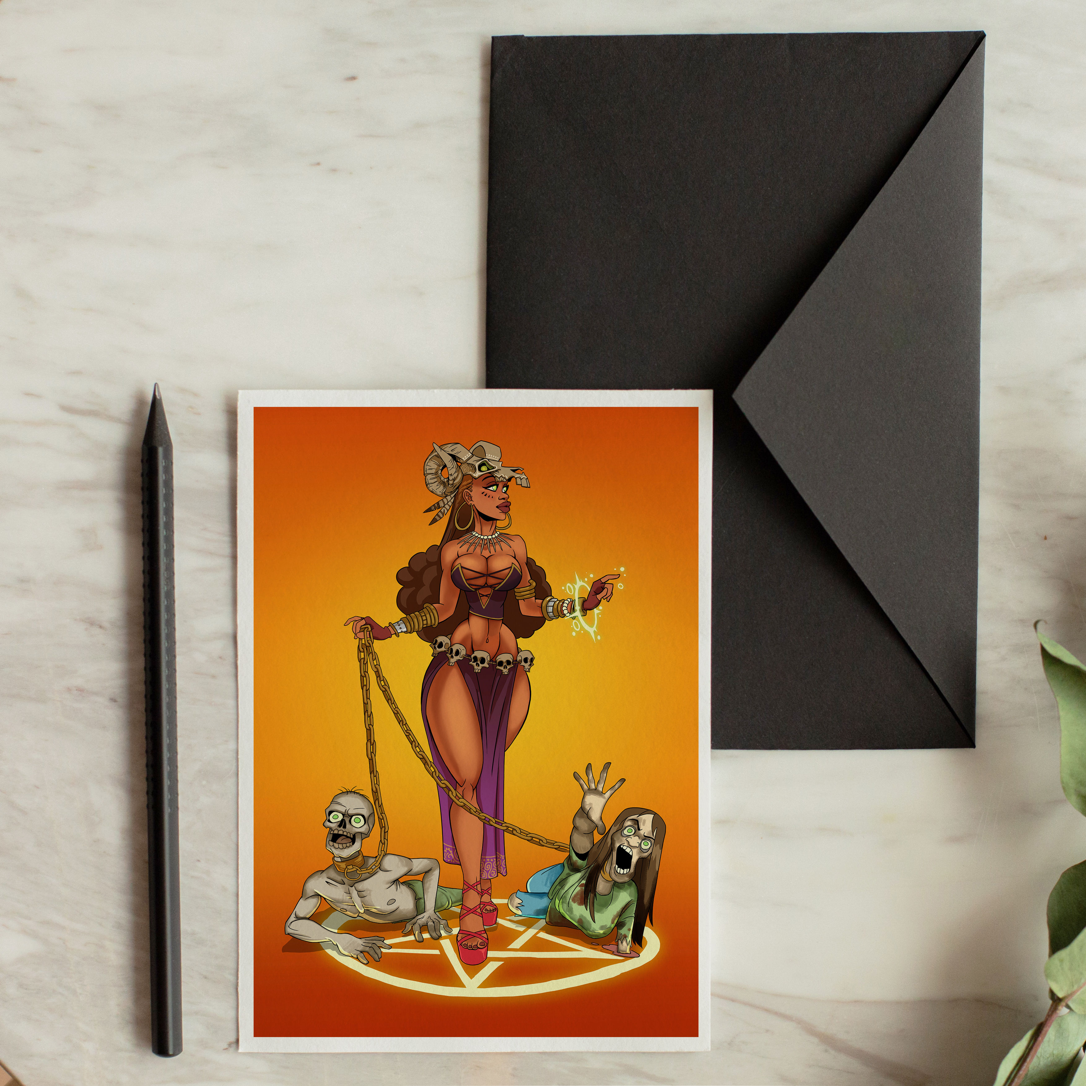 Card - Voodoo queen