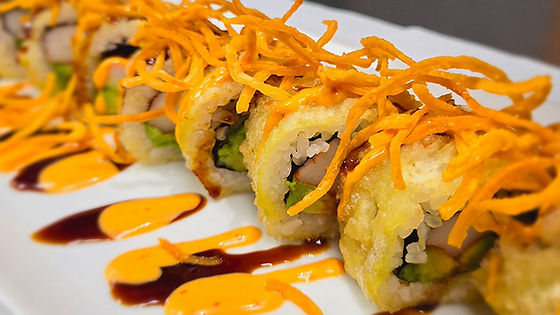 Fancy Tempura california roll