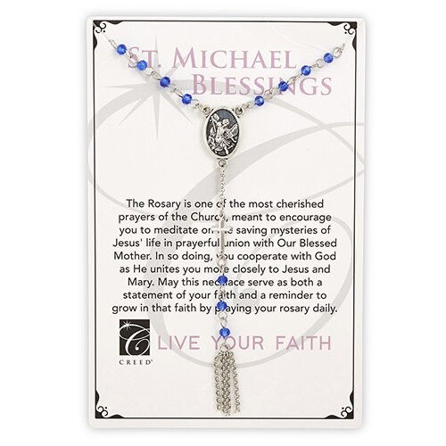 Creed® Rosary Necklace - Saint Michael