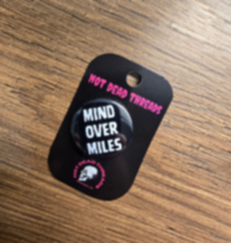 Mind Over Miles pin