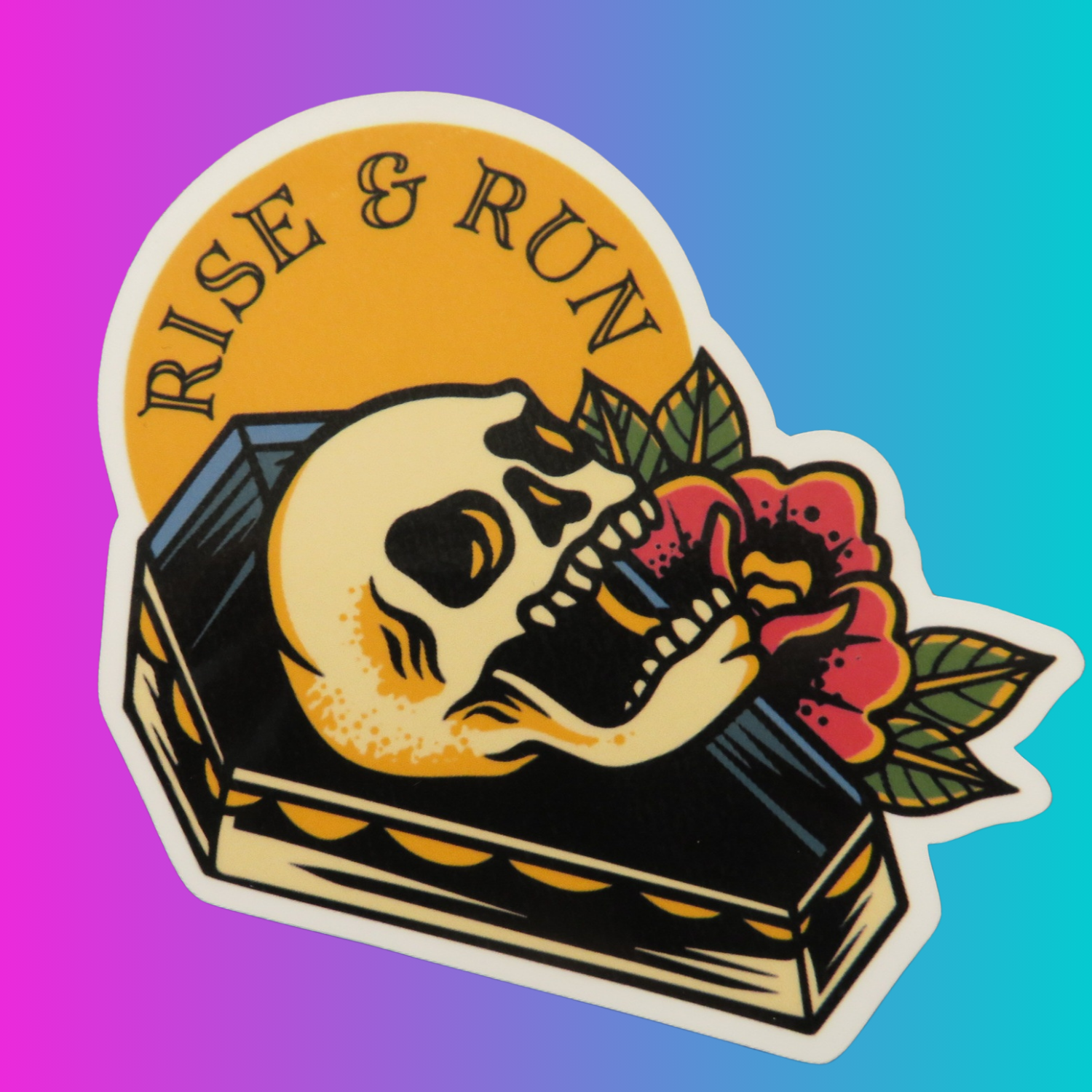 Rise & Run Sticker