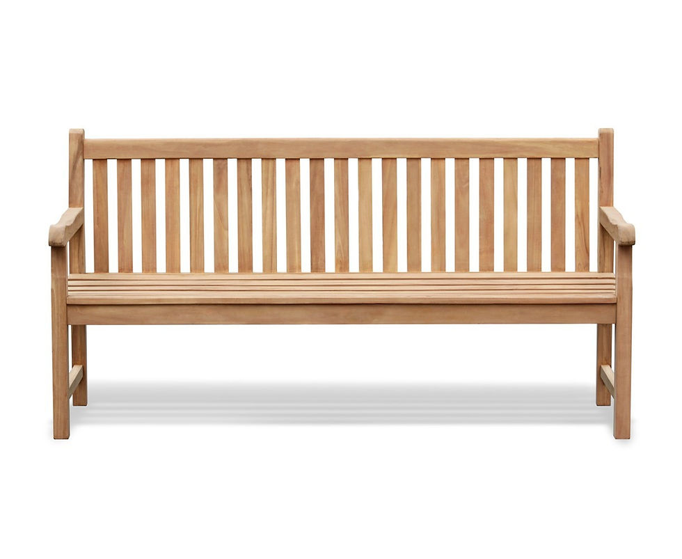 Thumbnail: 4-Seater Classic Garden Bench (York Bench) for slae in a uk garden centre