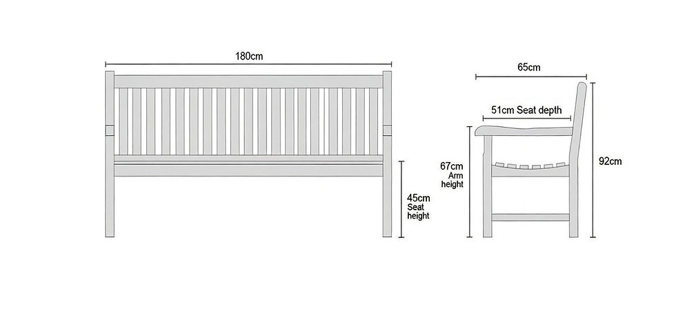 Thumbnail: Windsor 6ft teak Garden Bench for sale in a uk garden center