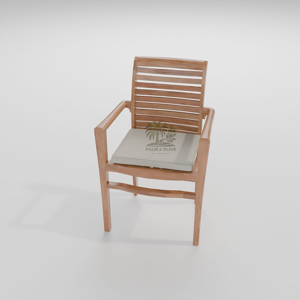 Thumbnail: 120cm Sunshine Folding Table with 4 Oxford Stacking Chairs Teak Dining Set