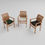 Thumbnail: Verona Teak Grand rectangle Extending Dining Set 180-240cm with 8 Oxford Chairs