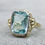 Miniaturbild: Art Nouveau Aquamarine 14ct Gold Ring