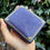 Miniaturbild: Vintage Blue Leather Ringbox With Velvet