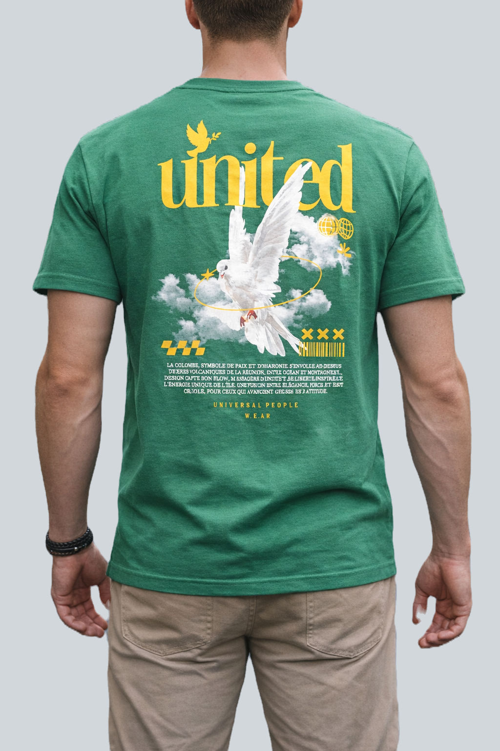 T-shirt United Vert