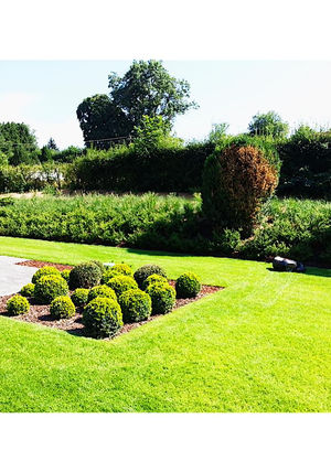 Piscine à  débordement 4 côtés et poolhouse style cottage.