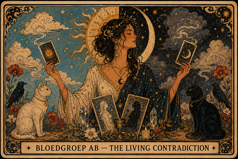 Bloedgroep AB — The Living Contradiction bloedgroep horoscoop