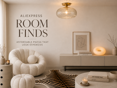 Goedkope interieur items van AliExpress die een kamer luxe laten lijken
