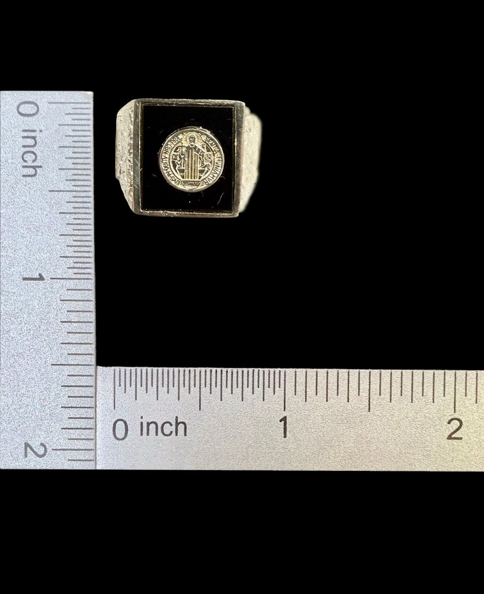 Thumbnail: Saint Benadict Ring Silver