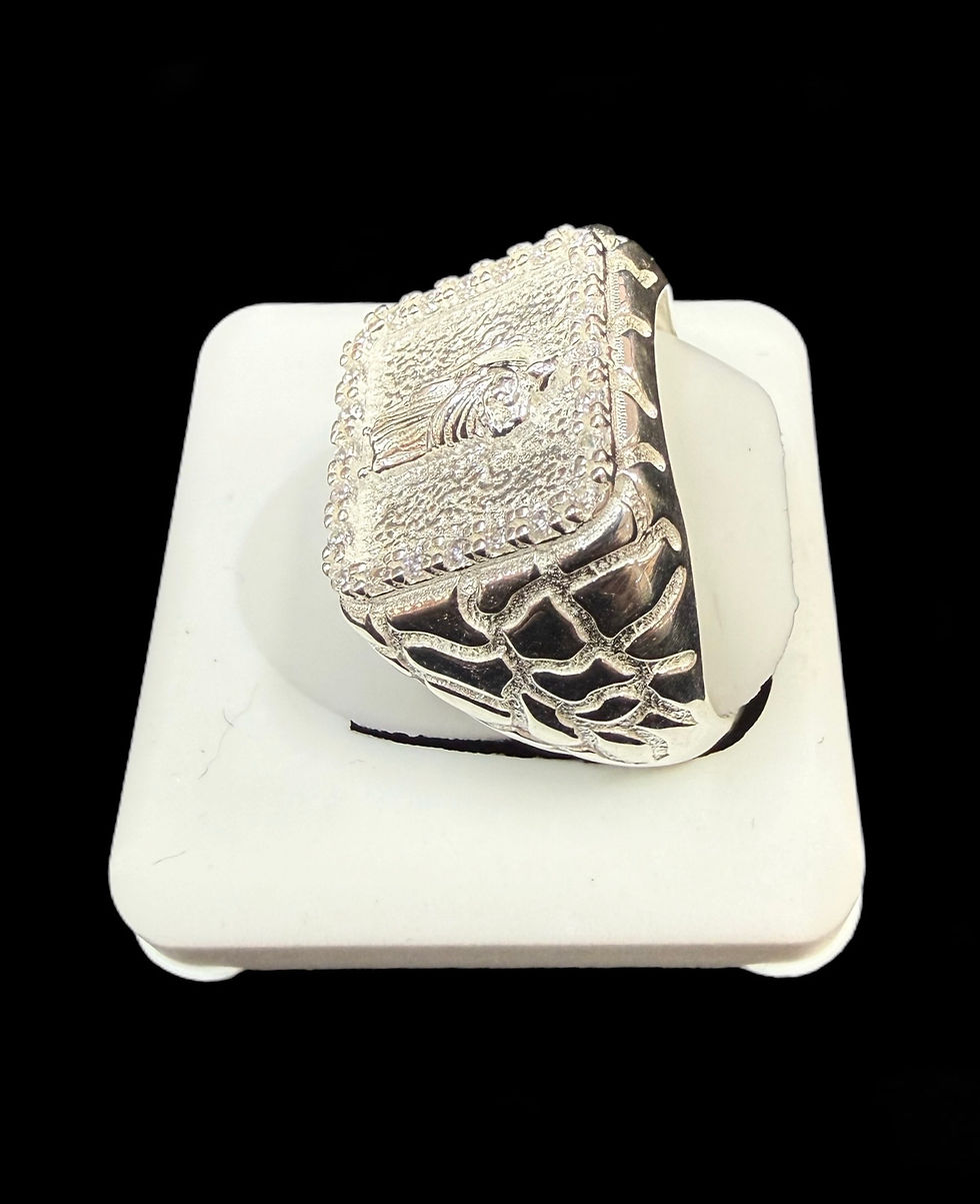 Miniatura: Saint Jude Nugget Style Ring Silver