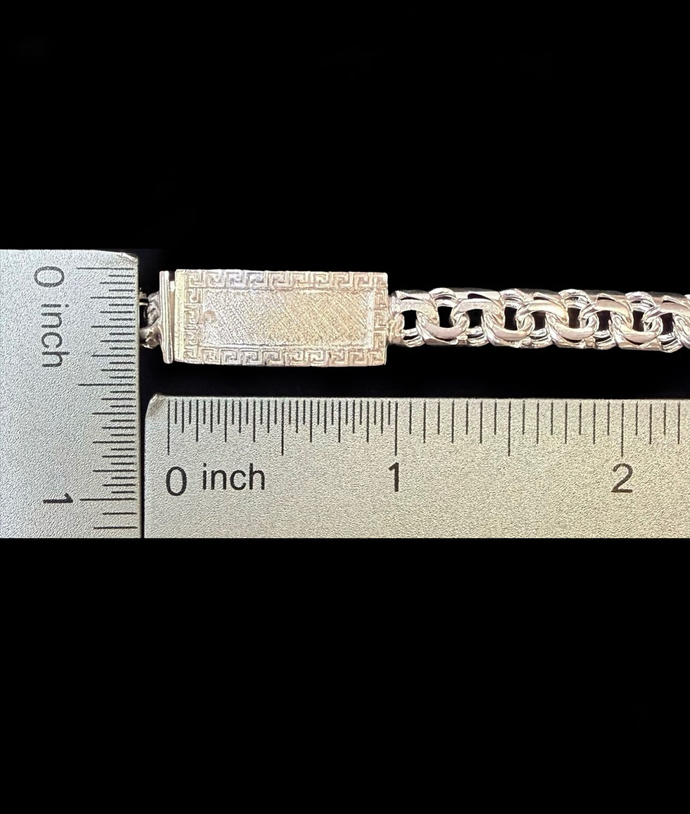Miniatura: 7 mm Versace Style Chino link Chain Silver