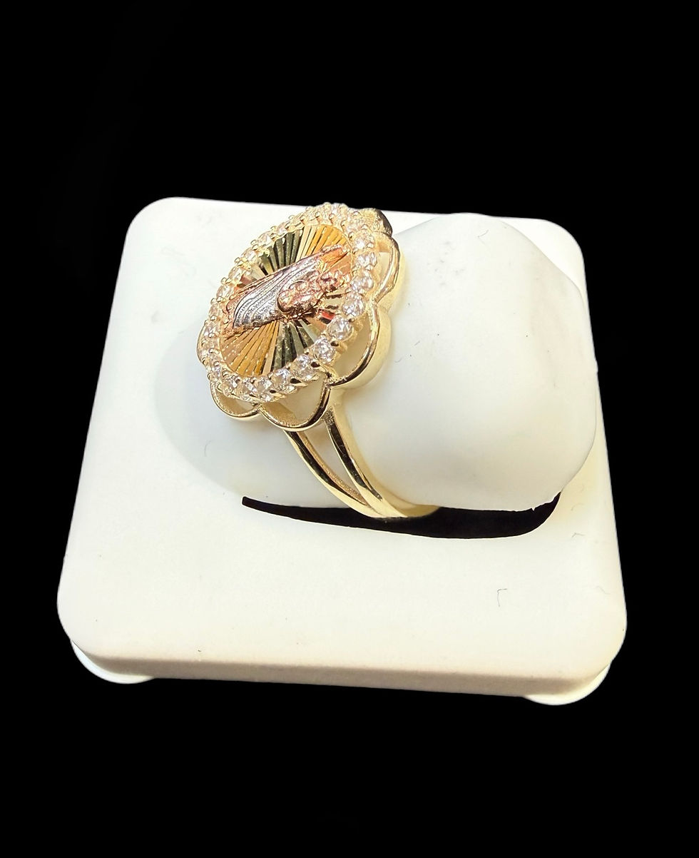 Thumbnail: Saint Jude Heart Ring Gold 10k