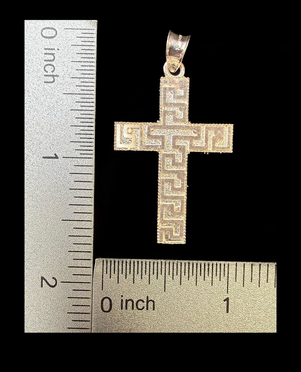 Thumbnail: Cross Pendant Silver