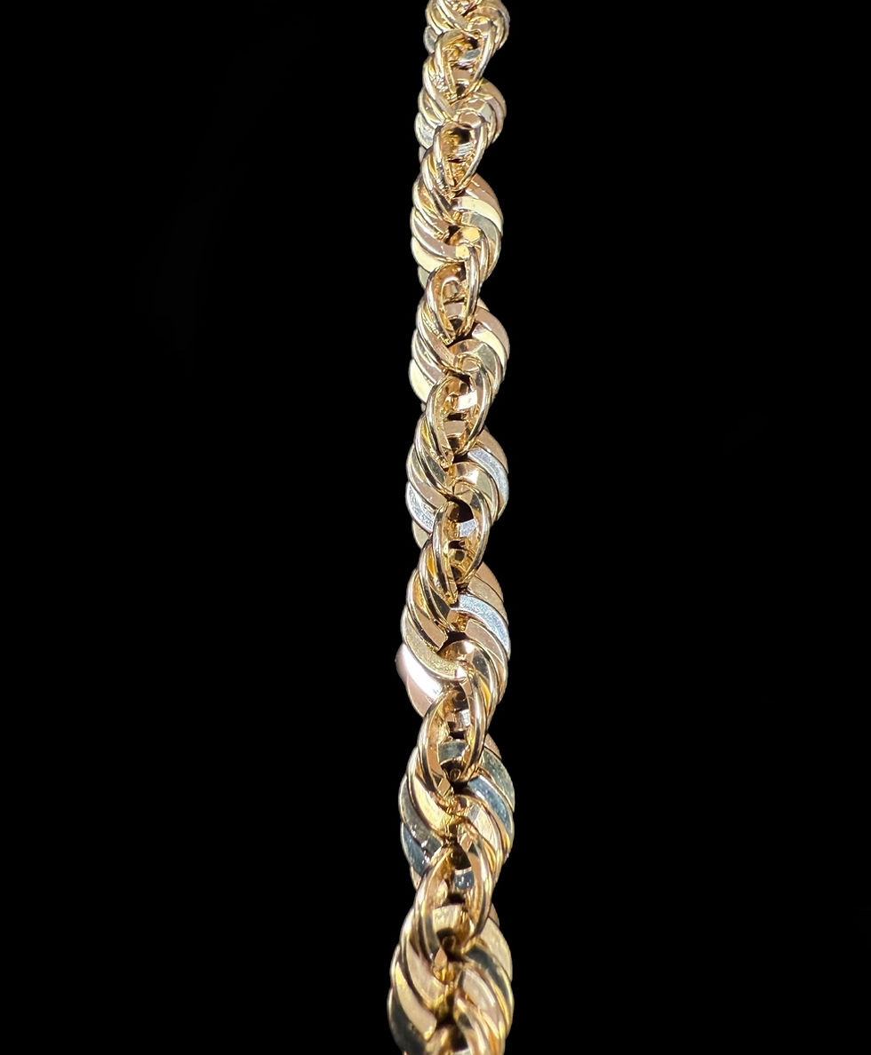 Miniatura: 5 mm Rope Bracelet Gold 10k