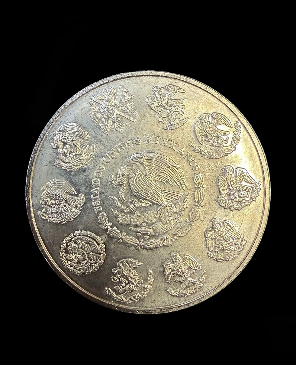 Miniatura: 2005 Mexico 1 oz Silver Reverse Proof Libertad Coin