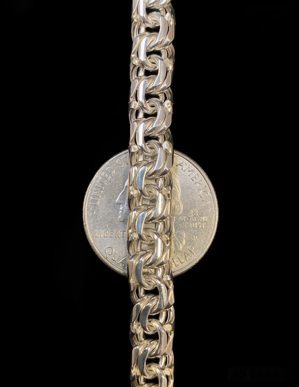 Miniatura: 8 mm Chino link Chain Silver