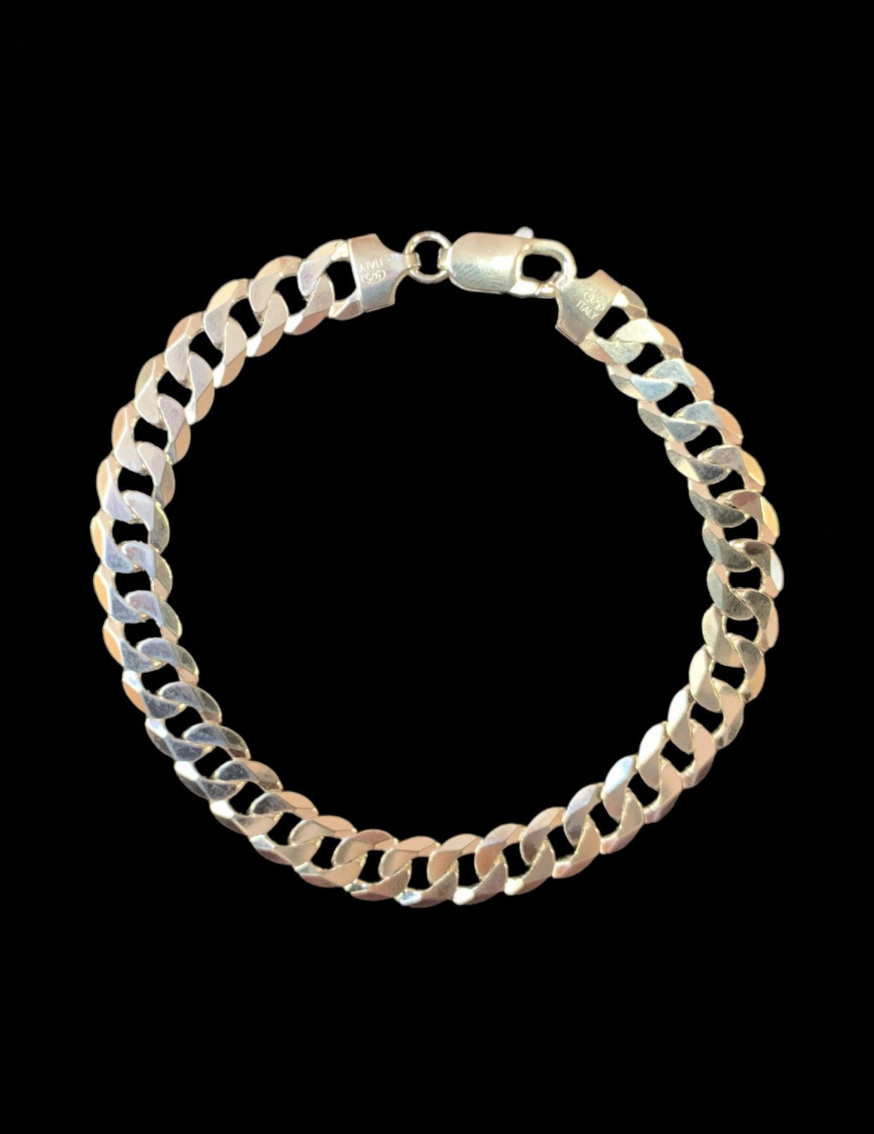 9 mm Cuban Bracelet Silver